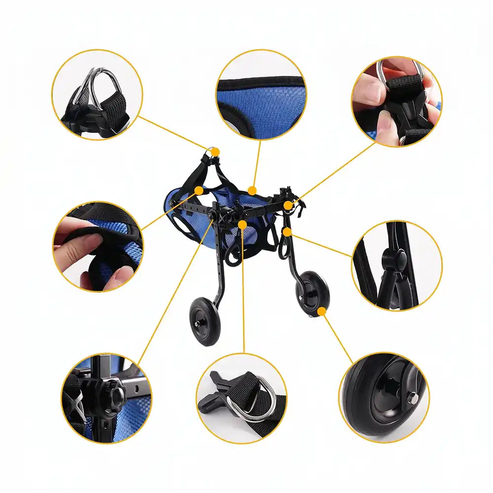 Adjustable Dog Mobility Wheelchair