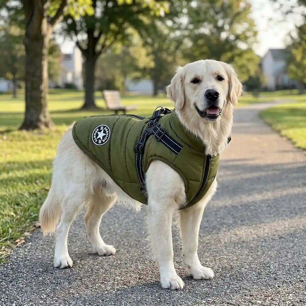Fleece-Lined Dog Thermal Vest