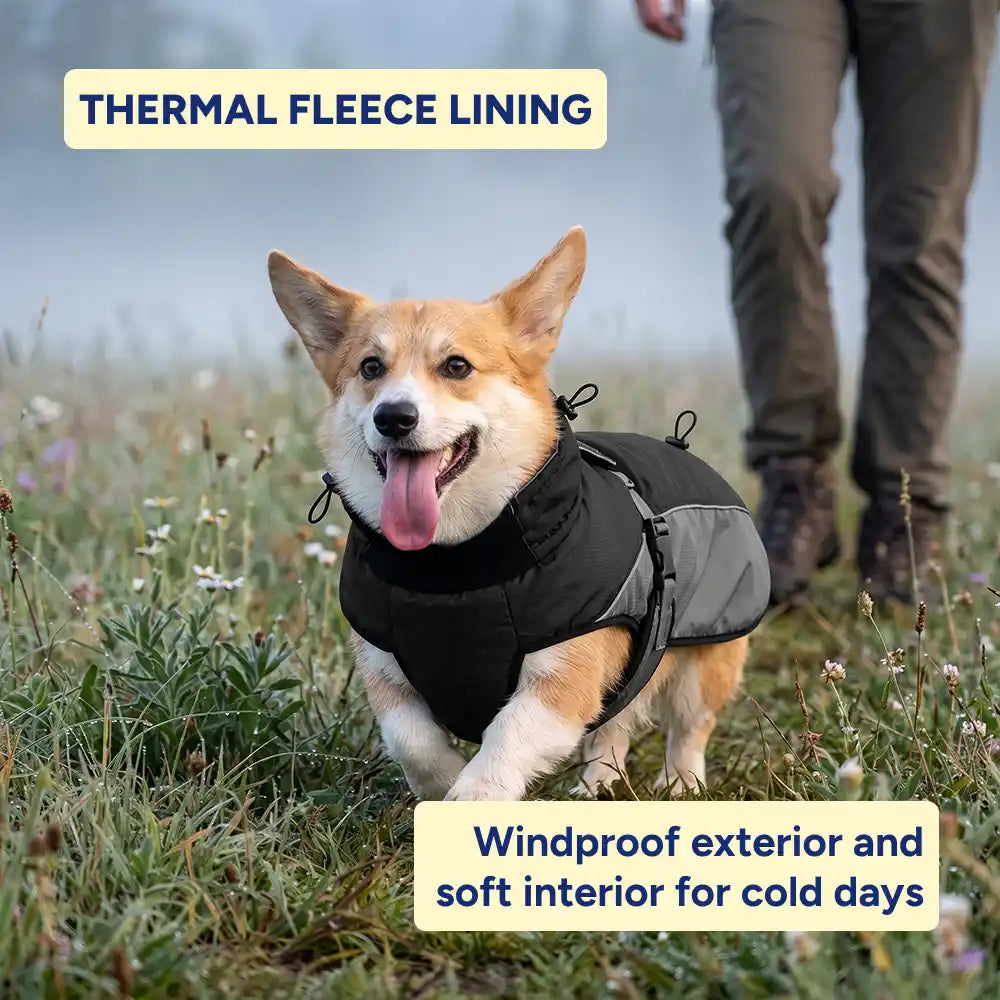 Heavy-Duty Dog Winter Jacket