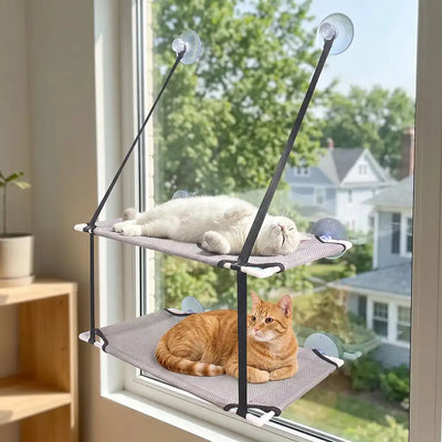 Multi-Tier Cat Window Sanctuary