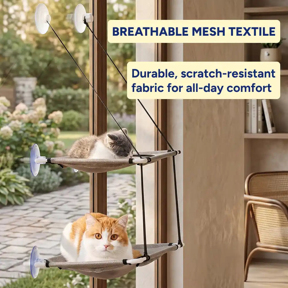 Multi-Tier Cat Window Sanctuary
