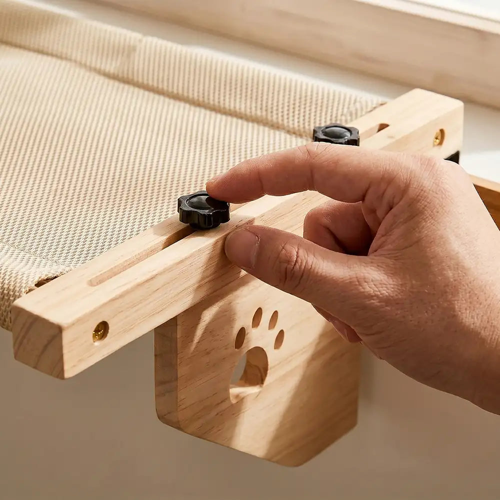 Pine Wood Cat Window Perch