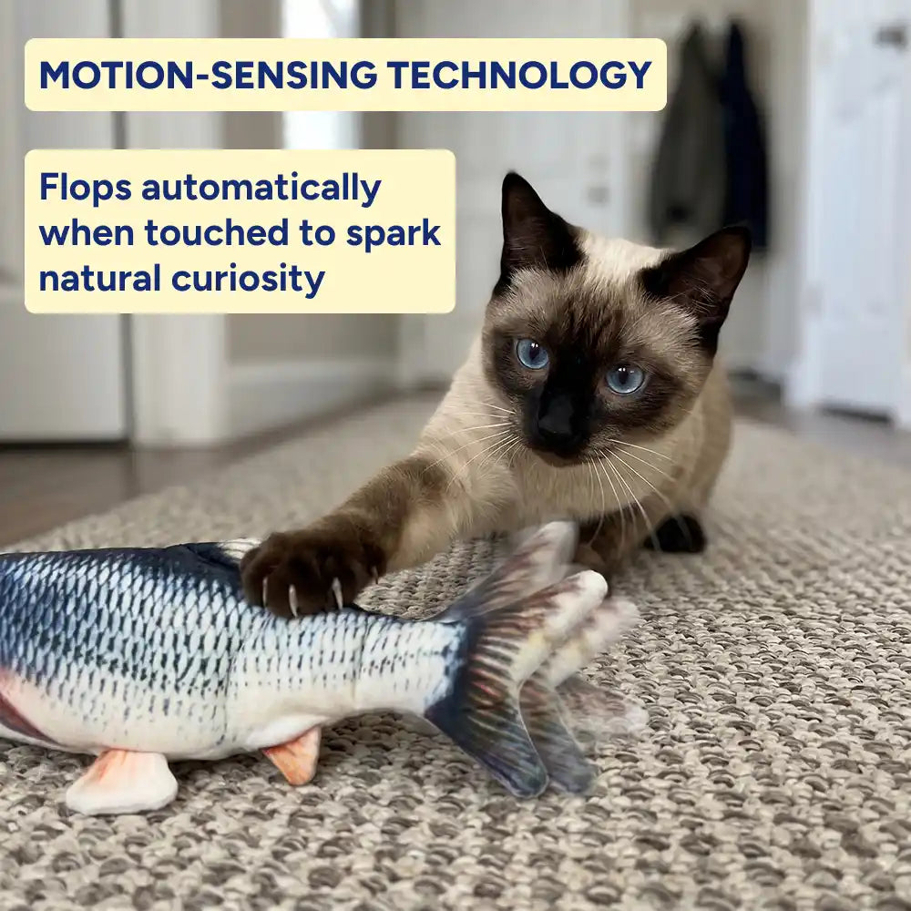 Interactive Flopping Fish Cat Toy