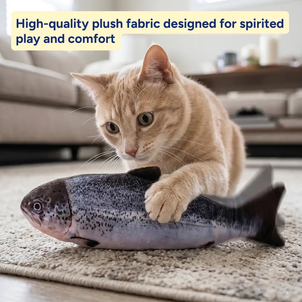 Plush Motion Fish Cat Toy