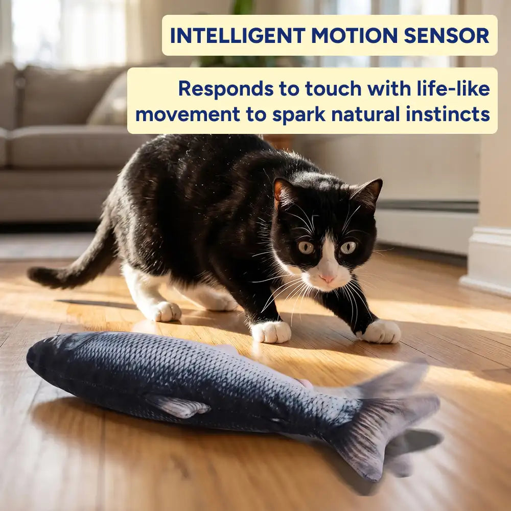Plush Motion Fish Cat Toy