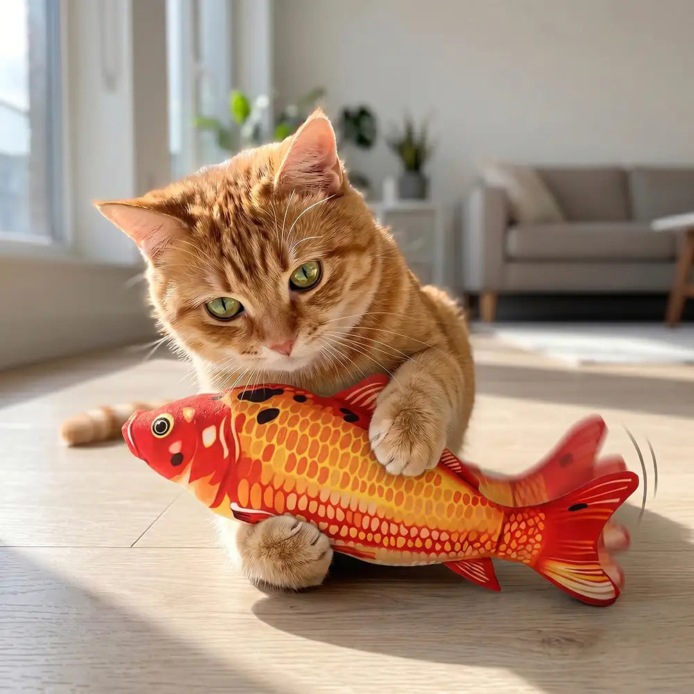 Plush Motion Fish Cat Toy