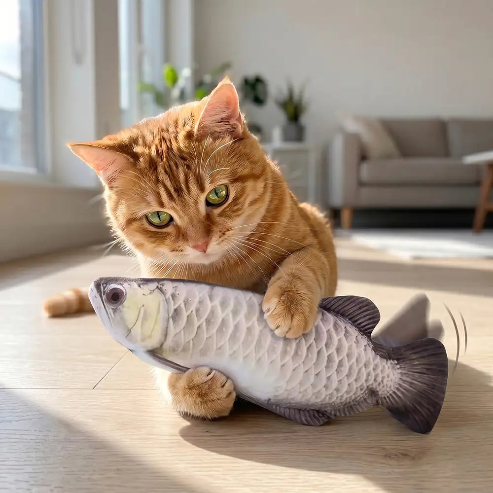 Plush Motion Fish Cat Toy