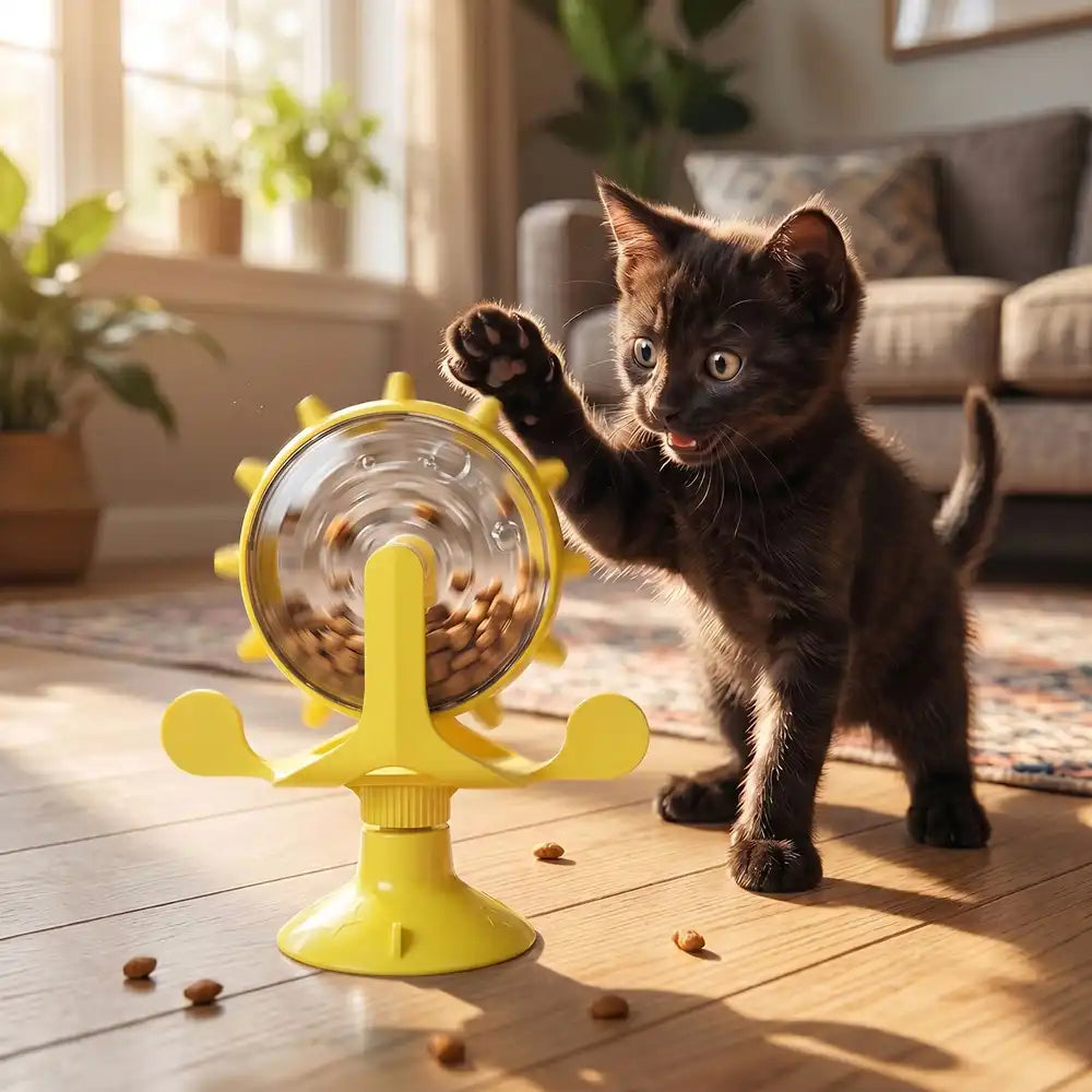 Leaking Food Pet Puzzle Wheel