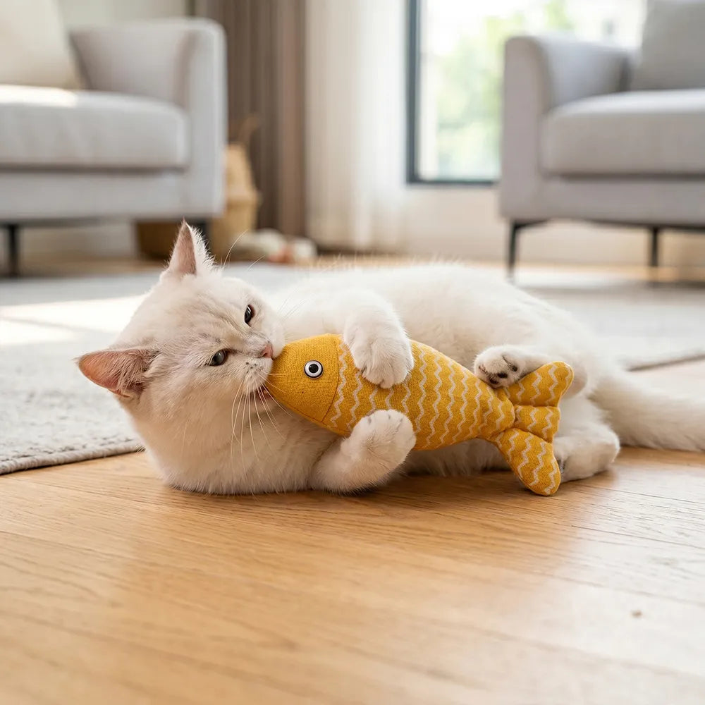 Plush Catnip Fish Toy