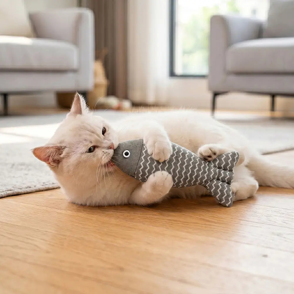 Plush Catnip Fish Toy