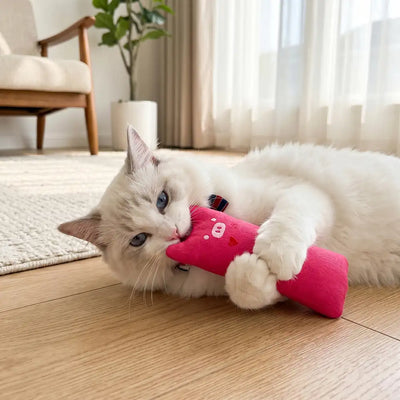 Linen Catnip Kicker Toy