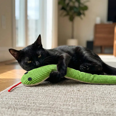 Corduroy Snake Kicker Toy
