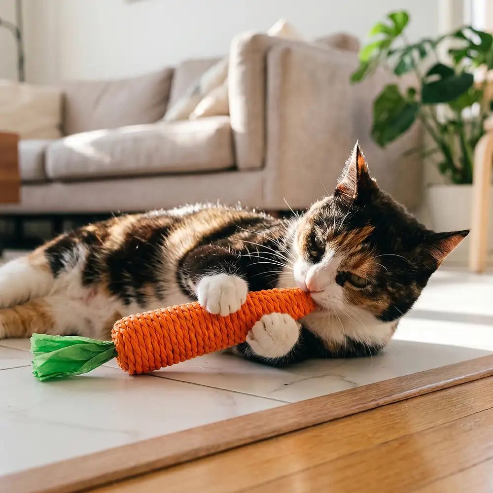 Carrot Rope Cat Scratcher