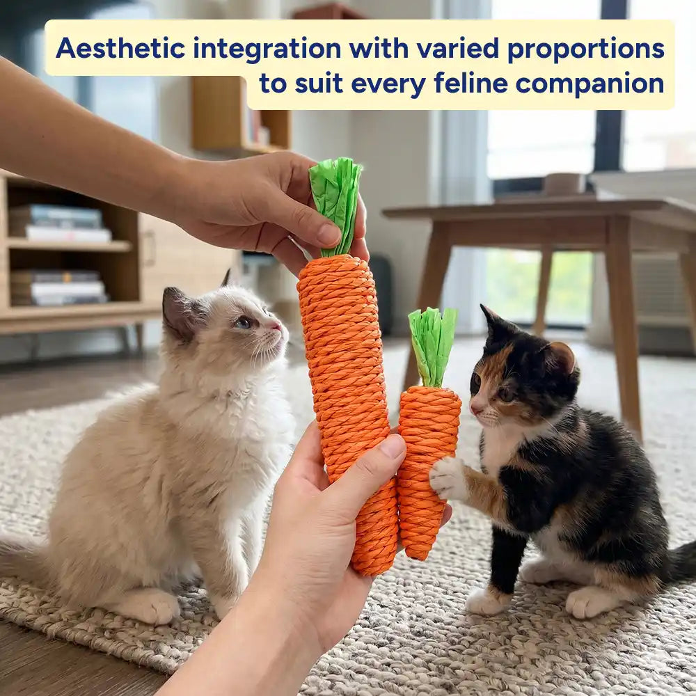 Carrot Rope Cat Scratcher