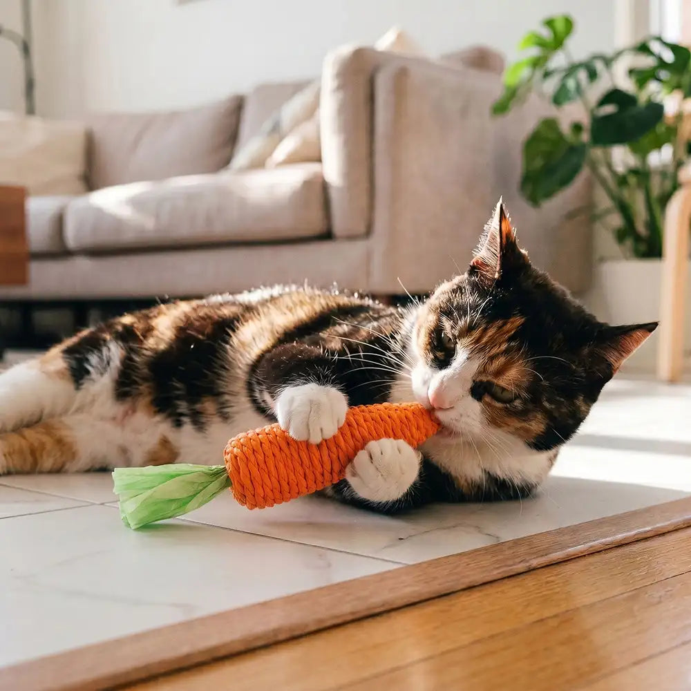 Carrot Rope Cat Scratcher