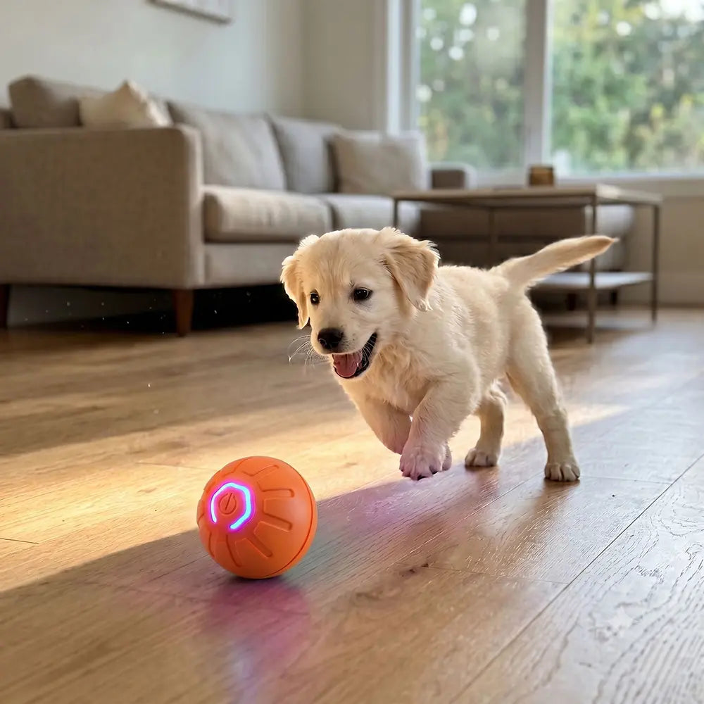 Interactive LED Dog Ball
