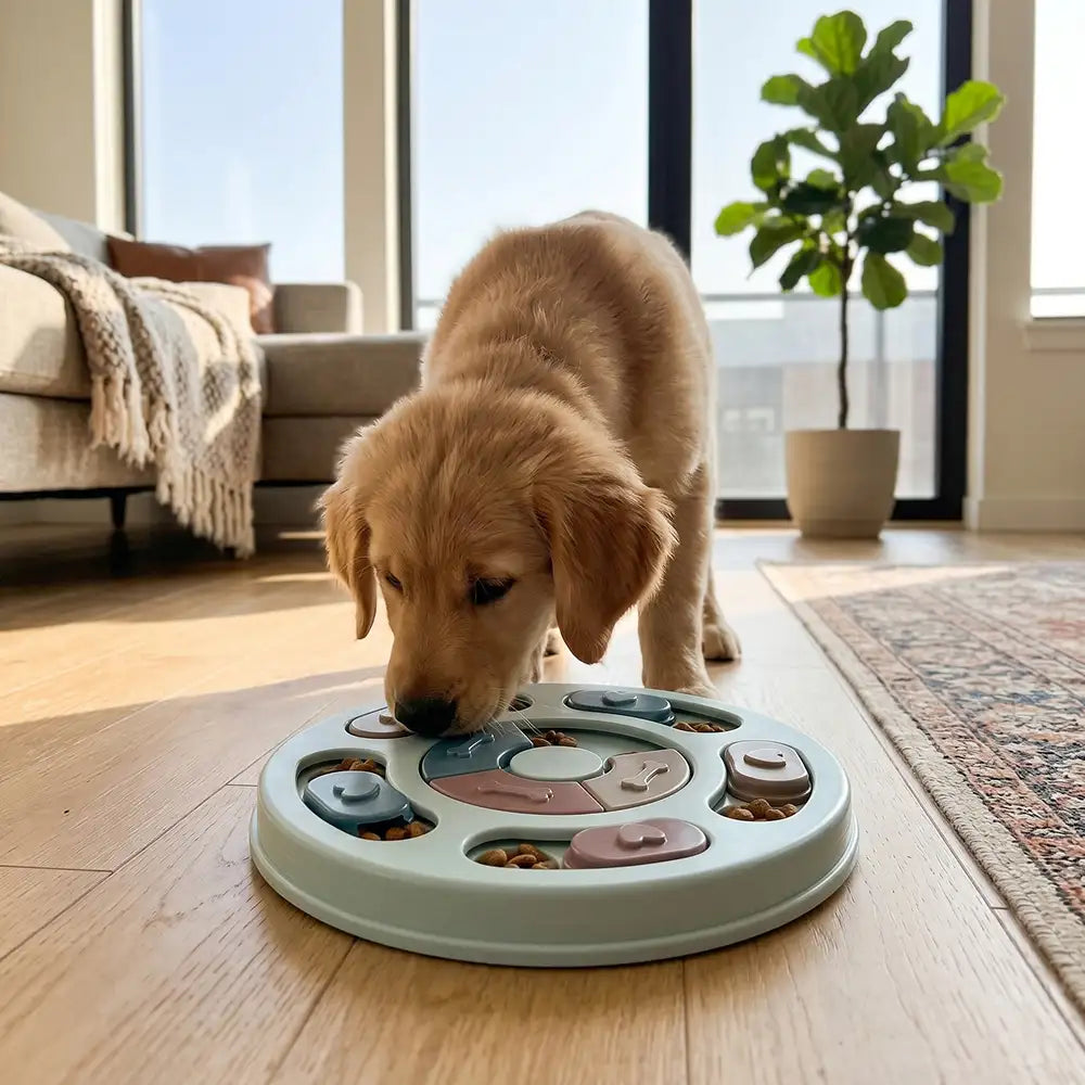 Slow Feeding Pet Puzzle Bowl
