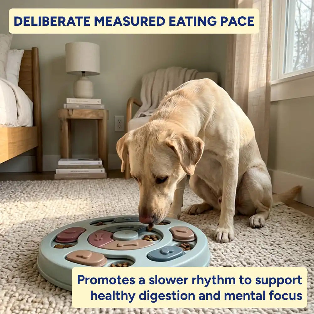 Slow Feeding Pet Puzzle Bowl