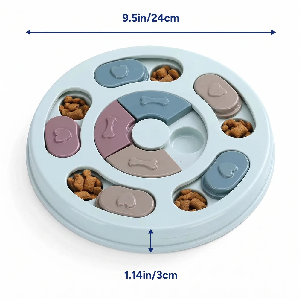 Slow Feeding Pet Puzzle Bowl