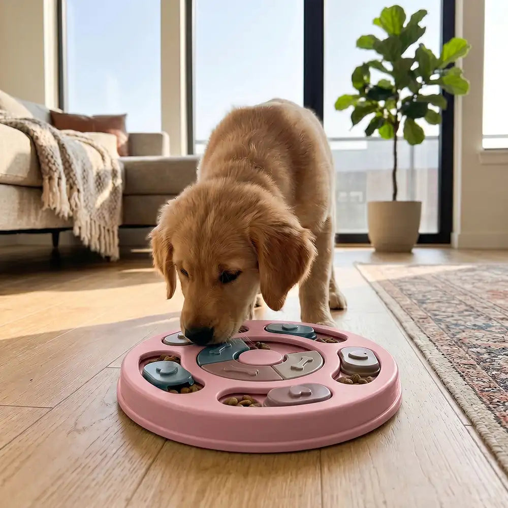 Slow Feeding Pet Puzzle Bowl