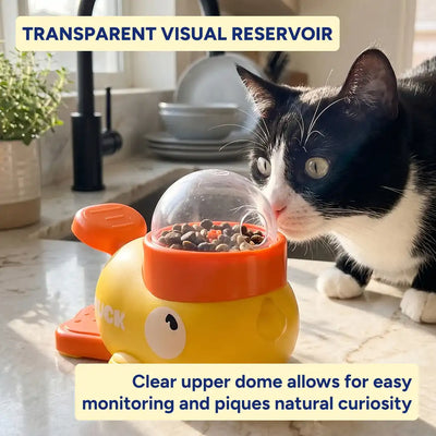Duck-Shaped Pet Snack Dispenser
