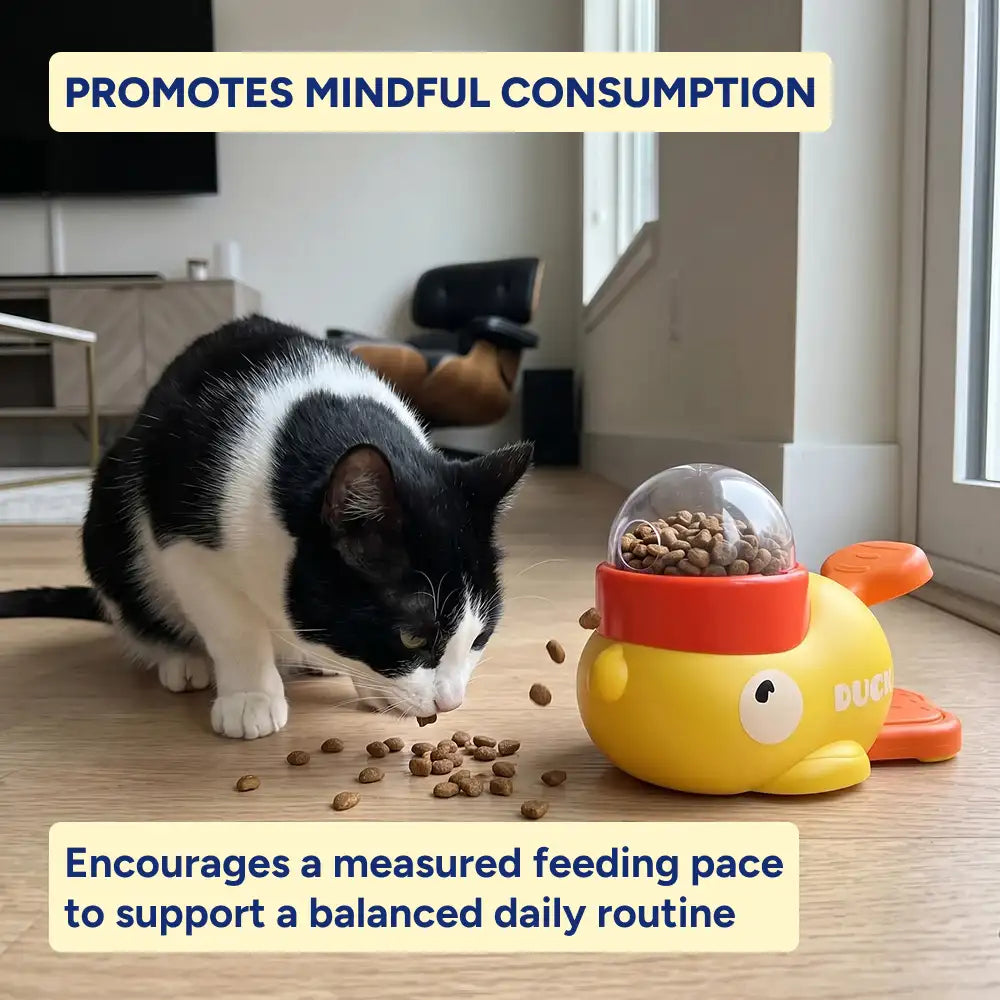 Duck-Shaped Pet Snack Dispenser