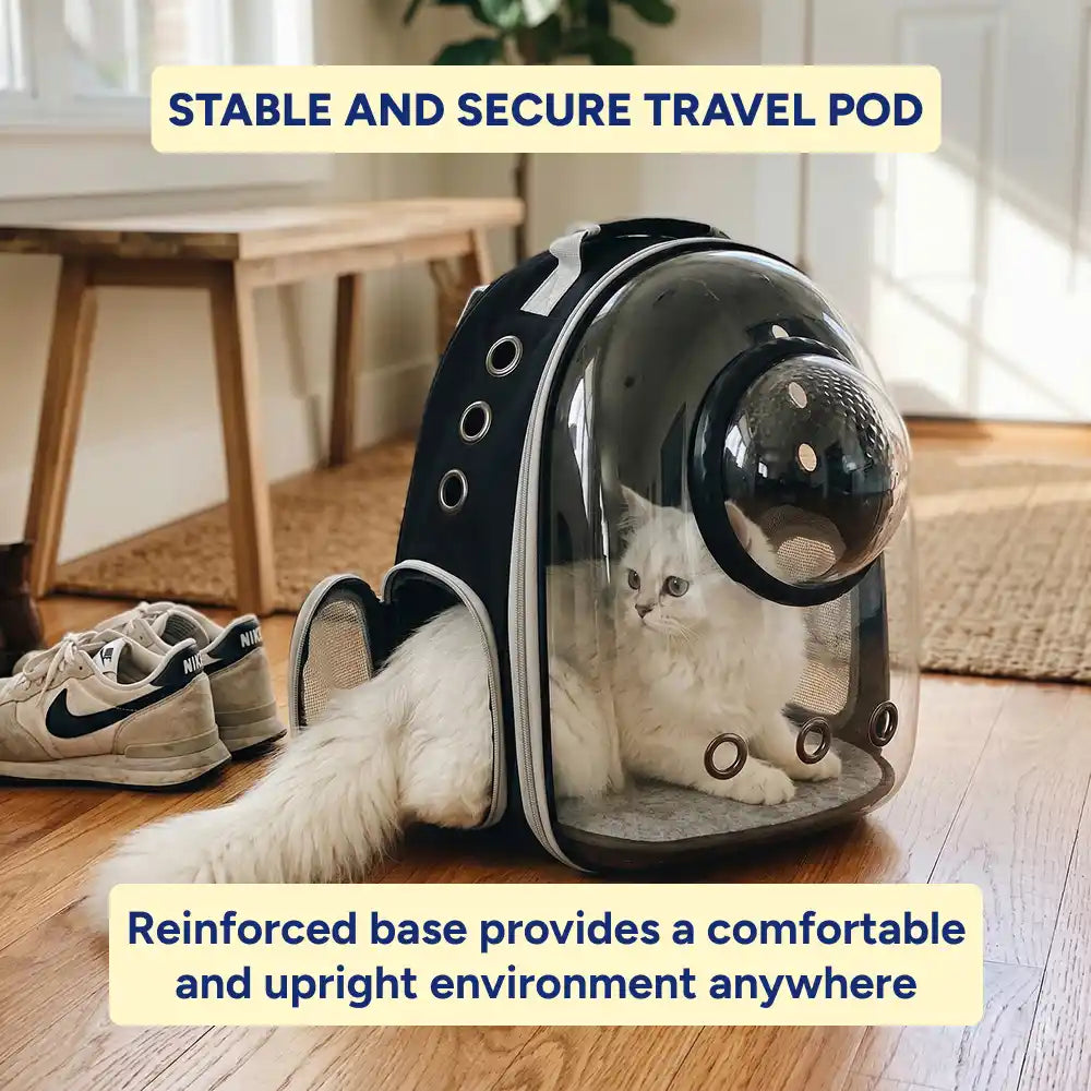 Panoramic Astronaut Cat Backpack