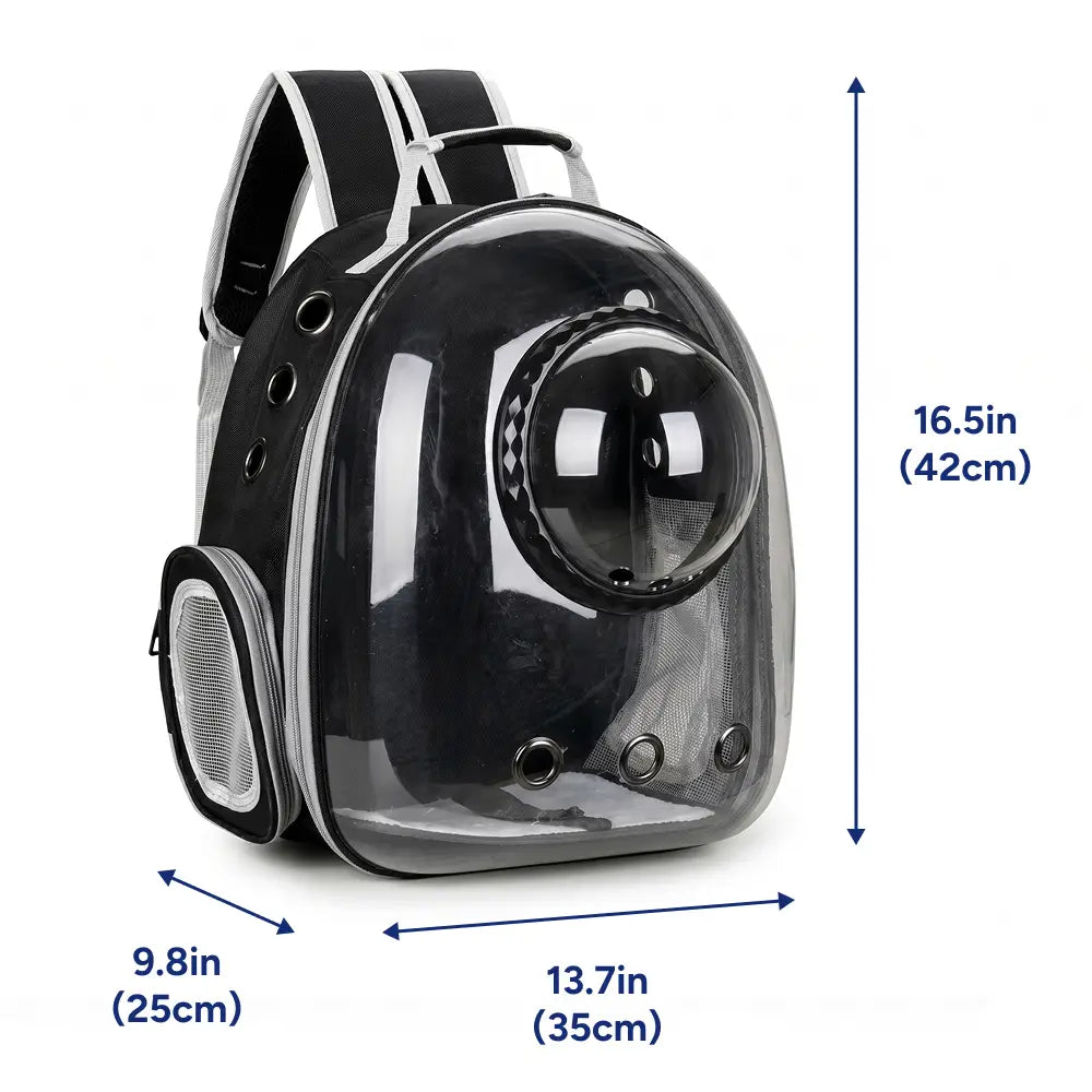 Panoramic Astronaut Cat Backpack