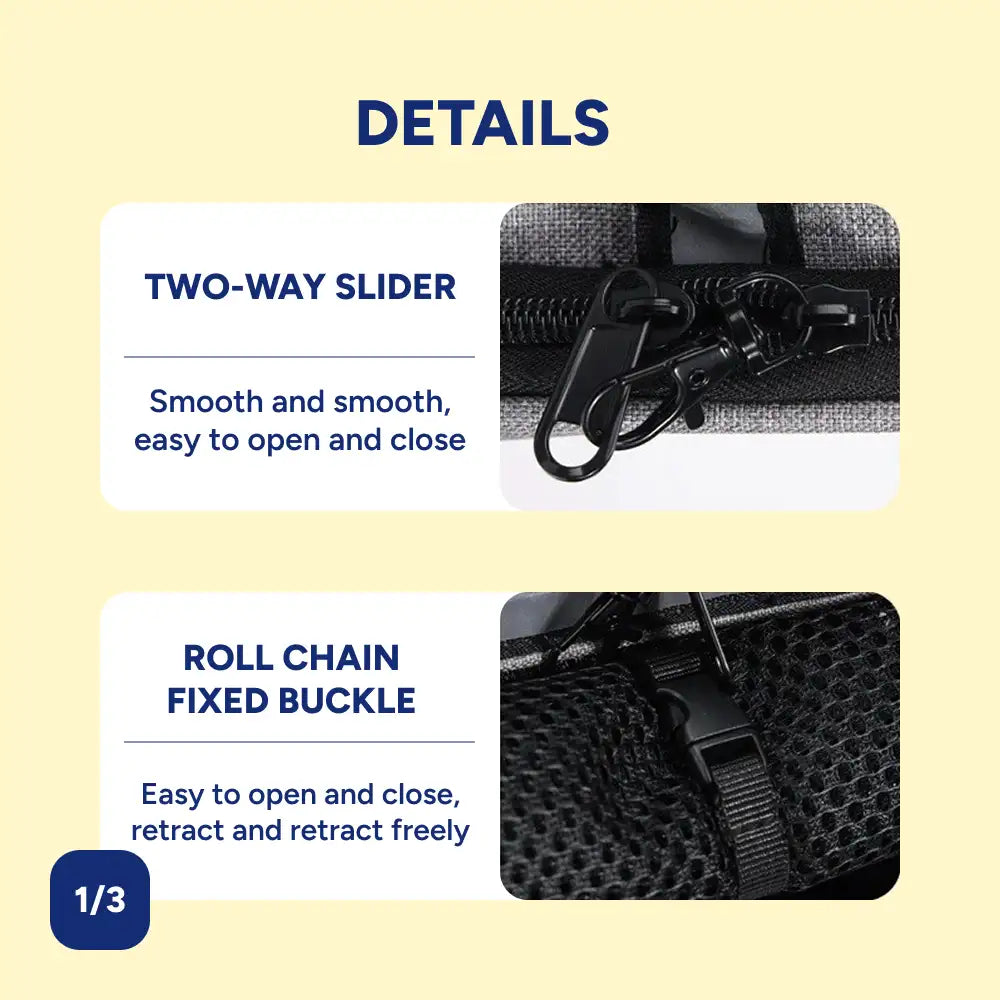 Expandable Mesh Backpack Pet Carrier