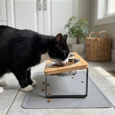 15° Tilted Elevated Bamboo Feeder