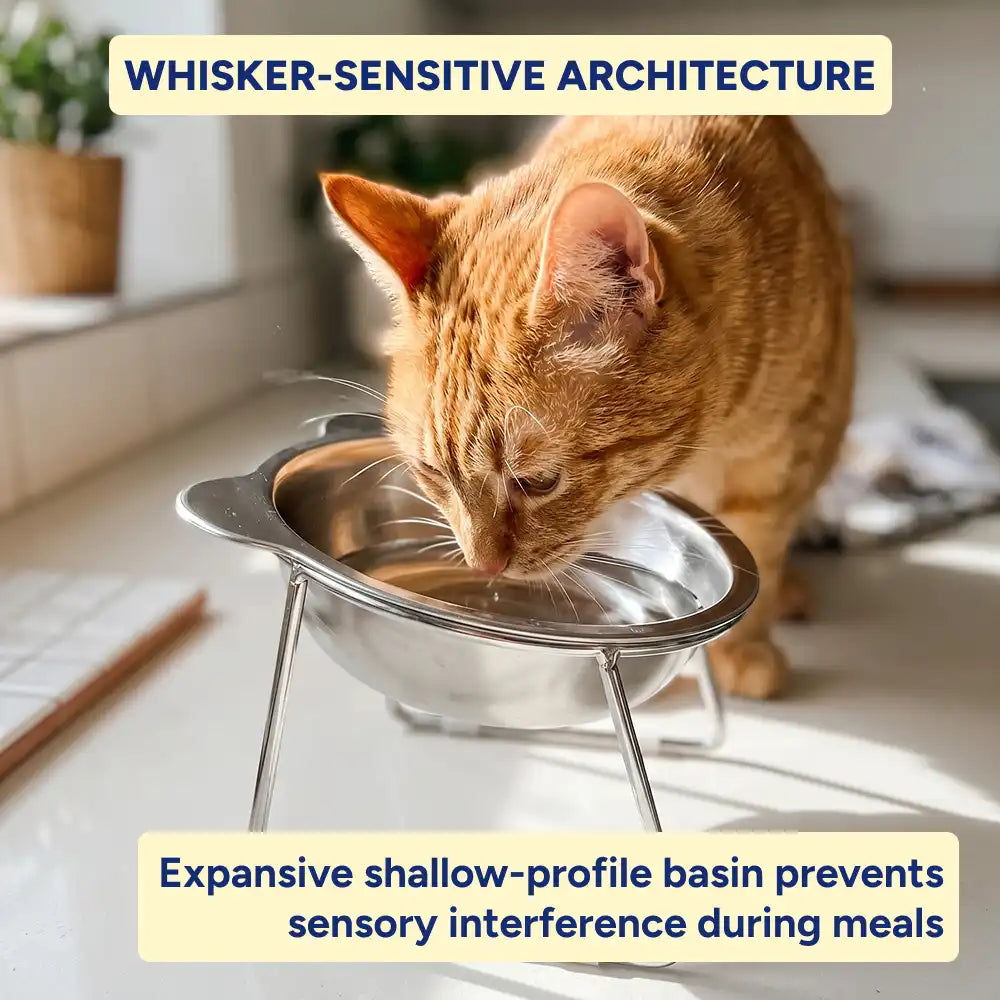 Tilted Ergonomic Cat Bowl