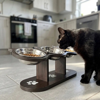 Triple-Bowl Elevated Dining Station