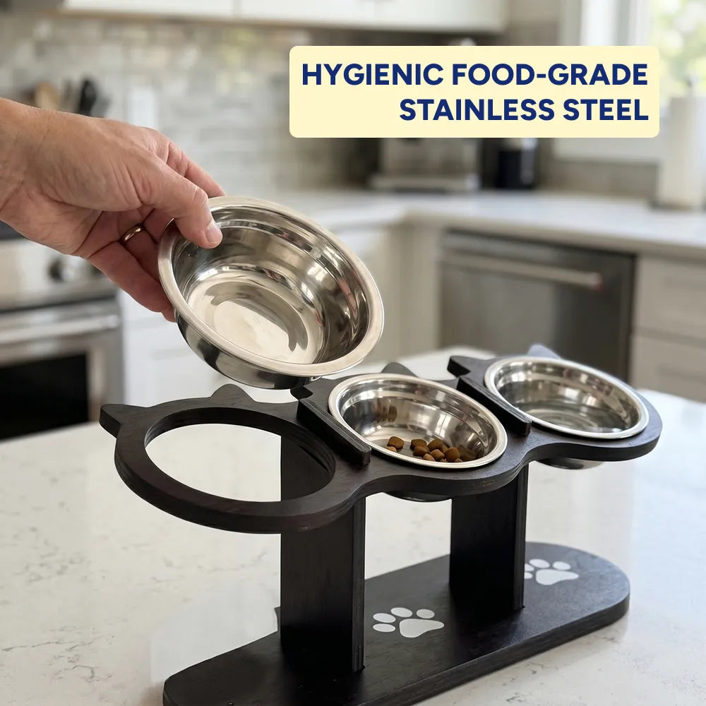Triple-Bowl Elevated Dining Station