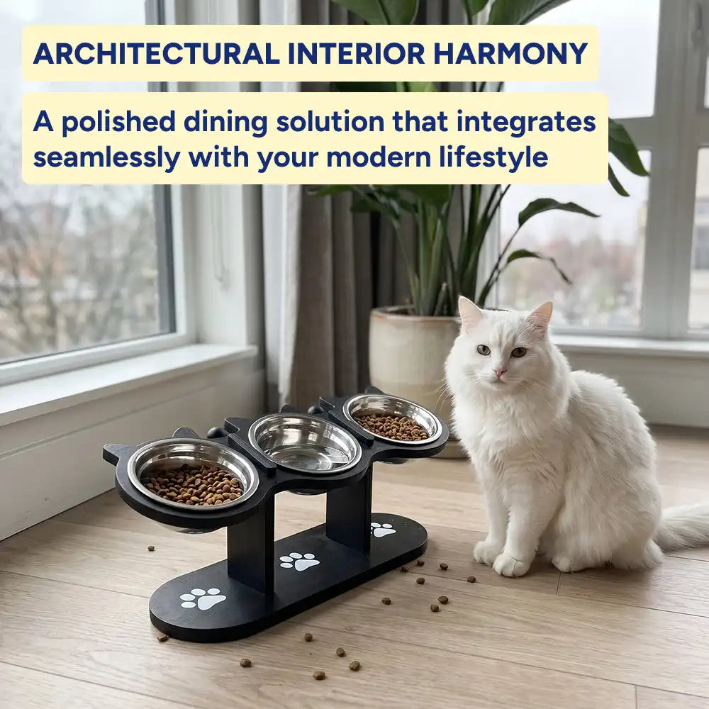 Triple-Bowl Elevated Dining Station