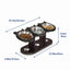 Triple-Bowl Elevated Dining Station