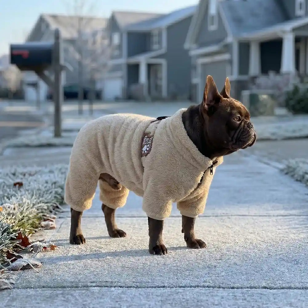 Plush Fleece Dog Winter Coat