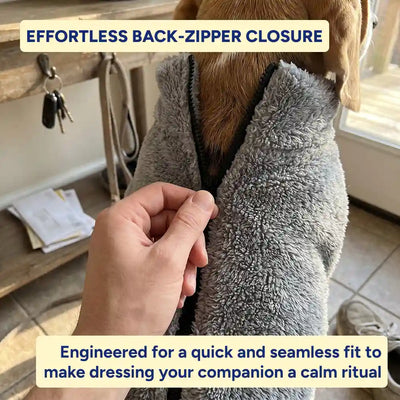 Plush Fleece Dog Winter Coat