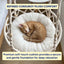 Macrame Hanging Cat Hammock