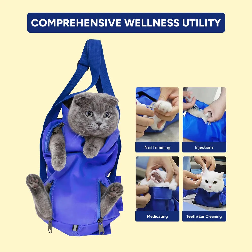 Anti-Scratch Cat Grooming Tote