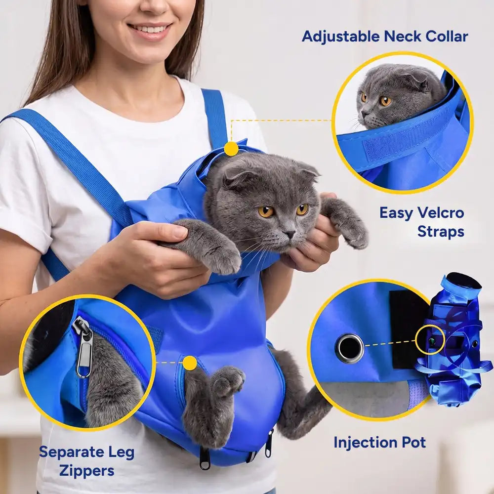 Anti-Scratch Cat Grooming Tote