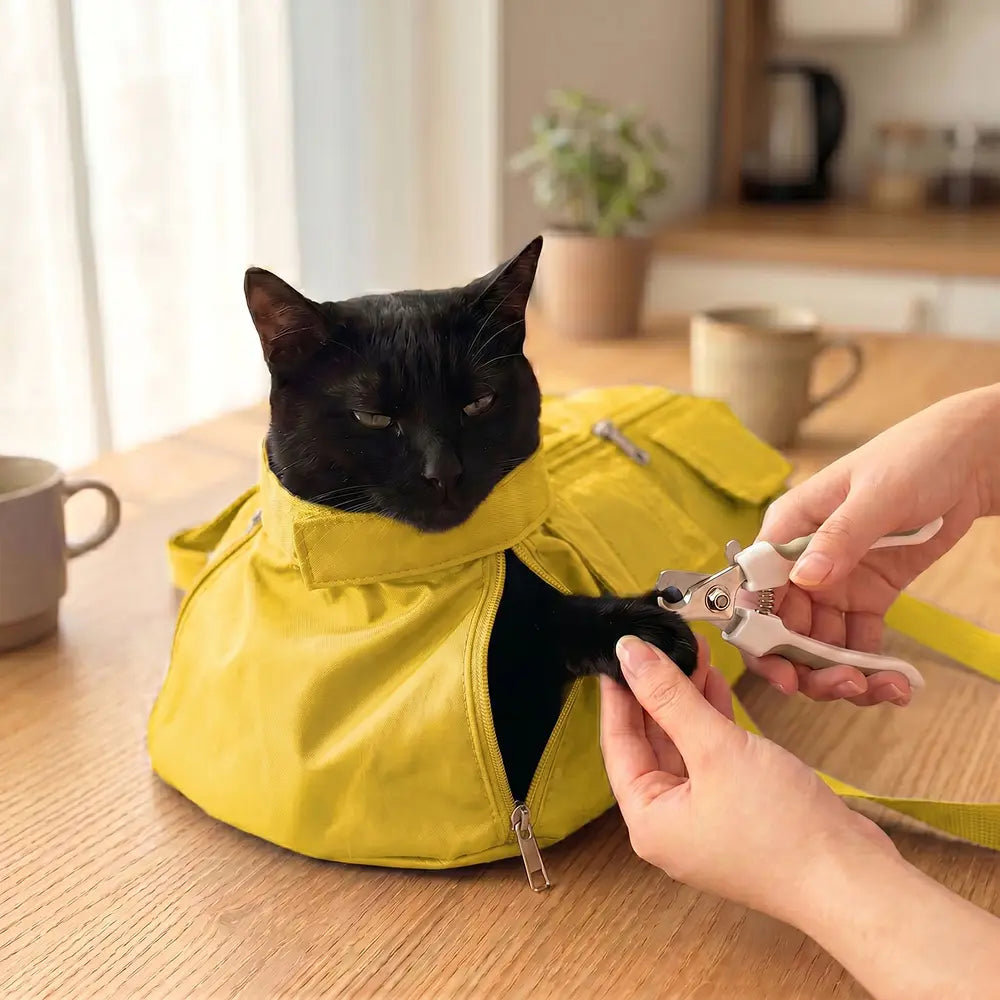 Anti-Scratch Cat Grooming Tote