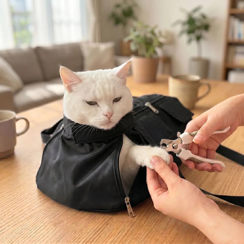 Anti-Scratch Cat Grooming Tote