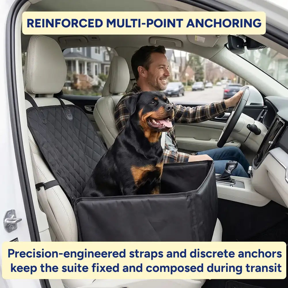 2-in-1 Dog Car Booster Seat & Protector