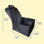 2-in-1 Dog Car Booster Seat & Protector