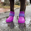 Rubber Sole Dog Rain Boots