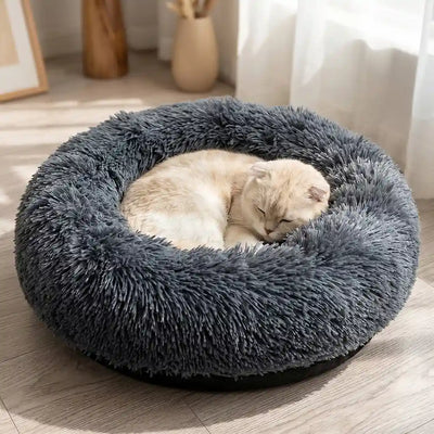 Plush Donut Pet Lounge Bed