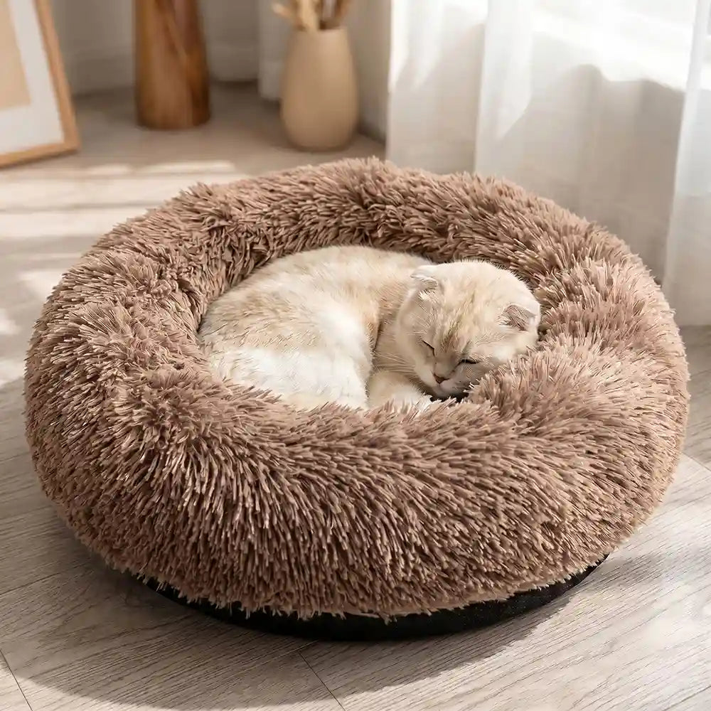 Plush Donut Pet Lounge Bed
