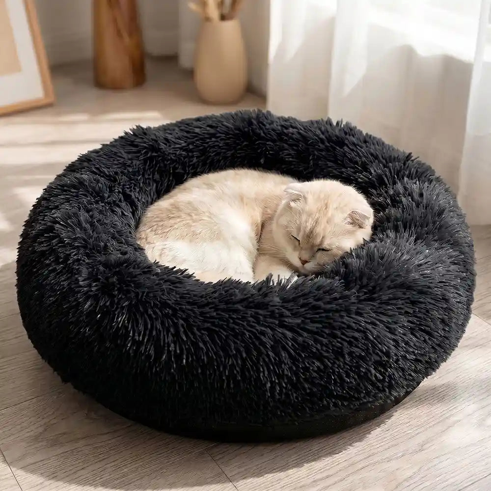 Plush Donut Pet Lounge Bed