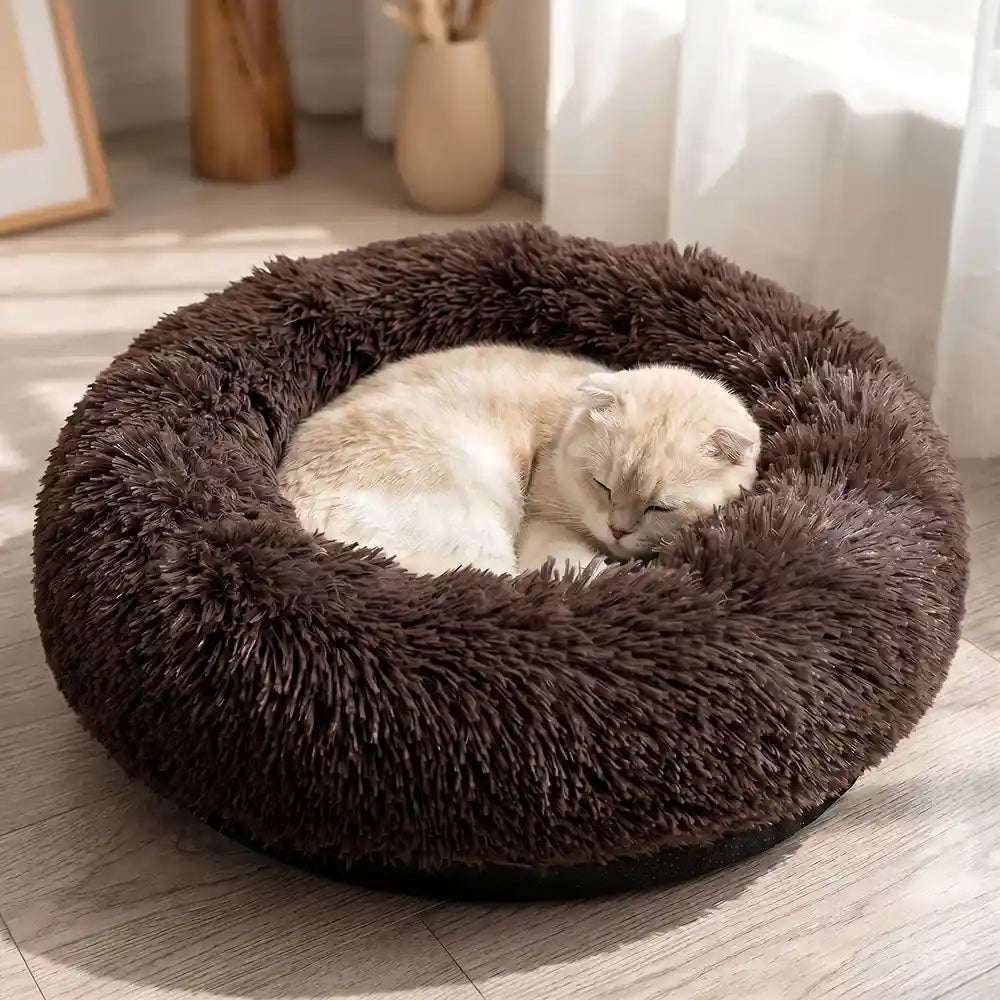 Plush Donut Pet Lounge Bed