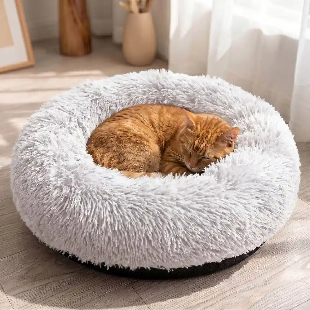 Plush Donut Pet Lounge Bed